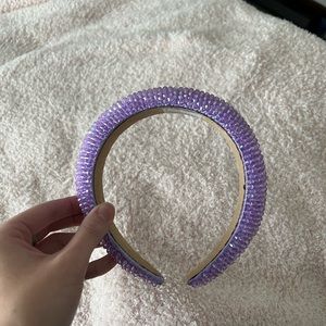 Hint of sparkle purple headband